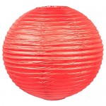 Абажур Baoji 40 см, бумага, цвет красный металлик