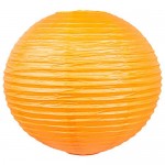 Абажур Baoji 40 см, бумага, цвет оранжевый металлик