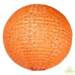 Абажур Mutsu 40 см, бумага, цвет оранжевый