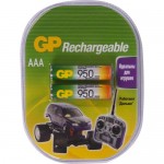 Аккумулятор GP AAA Ni-Mh, 950 мА/ч, 2 шт.