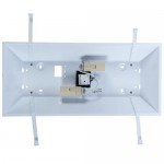 База для светильника Inspire WL-056 большой 2xE14х40 Вт, металл, цвет белый