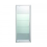 Дверь душевая распашная Sensea Optima, 100х190 см, цвет белый