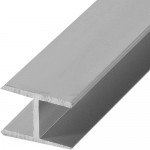 Двутавр алюминиевый 18х13х18х1,5 мм, 1 м, цвет серебро