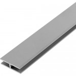 Двутавр алюминиевый 25х8х25х1,5 мм, 1 м, цвет серебро