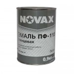 Эмаль Novax ПФ-115 0.9 кг цвет белый