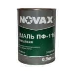 Эмаль Novax ПФ-115 0.9 кг цвет зелёный