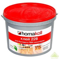 Клей для бытового линолеума Homakoll 228, 14 кг