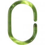 Кольца для шторок Sensea пластиковые, цвет зеленый, 12 шт