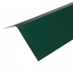 Конёк плоский с полиэстеровым покрытием 2 м цвет зелёный