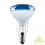 Лампа накаливания GE спот R50 40 Вт, синяя