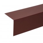 Планка для наружных углов с полиэстеровым покрытием 2 м цвет коричневый