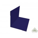 Планка для внутренних углов с полиэстеровым покрытием 2 м цвет синий