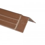 Планка ветровая Керамопласт 5x150x1210 мм цвет коричневый