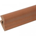 Профиль закладной №035 для ступени 5х36 см цвет коричневый