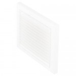 Решетка вентиляционная Вентс МВ 101 Вс, 154x154 мм, цвет белый