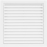 Решетка вентиляционная Вентс МВ 120 с, 186x186 мм, цвет белый