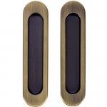 Ручка для раздвижных дверей с механизмом SH010-BK WAB-11, цвет матовая бронза