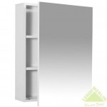 Шкаф зеркальный Юнап-Мебель «Канто», 55 см, ЛДСП/МДФ, цвет белый