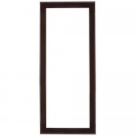 Витрина для шкафа Delinia «Бронза» 40x92 см, алюминий/стекло, цвет тёмно-коричневый