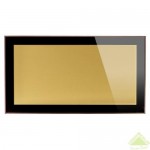 Витрина для шкафа Delinia «Бронза» 90x35 см, алюминий/стекло, цвет тёмно-коричневый