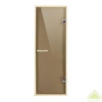 Дверь для сауны Симпл, 69х189 мм, цвет бронза
