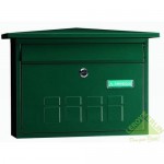 Ящик почтовый Deco, 41х27,5х10 см, цвет зеленый