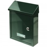 Ящик почтовый Smart, 21,6х30х8 см, цвет зеленый