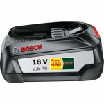 Аккумулятор Bosch, 2.5 А·ч, Li-Ion, 18 В, для аккумуляторного инструмента