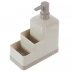 Диспенсер для жидкого мыла с держателем для губки RIO 8.5х19.5х16 см