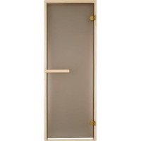 Дверь для сауны, 69х189 см, цвет матовая бронза