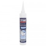 Герметик Tytan Professional силиконовый санитарный бесцветный, 80 мл
