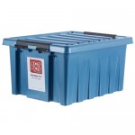 Контейнер Rox Box 39x25x50 см, 36 л, пластик цвет синий с крышкой