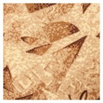 Ковровое покрытие "Карамель 170" войлок 2,5 м цвет коричневый