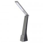 Лампа настольная светодиодная аккумуляторная Desk 3 Вт цвет чёрный/серый