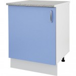 Шкаф напольный «Лагуна Сп» 85х60 см, цвет голубой