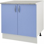 Шкаф напольный «Лагуна Сп» 85х80 см, цвет голубой