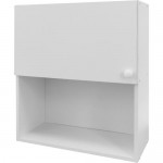 Шкаф навесной «Бьянка Д» с фасадом 67.6х60 см, цвет белый
