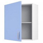 Шкаф навесной «Лагуна Д» 67.6х60 см, цвет голубой