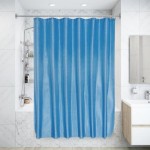 Штора для ванной комнаты «Бриллиант» 180х180 см цвет голубой