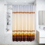 Штора для ванной комнаты «Парус» 180х180 см цвет бежевый