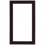 Витрина для шкафа Delinia «Бронза» 60x35 см, алюминий/стекло, цвет коричневый
