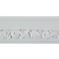 Карниз потолочный Gaudi L.1.50.259 200х9 см цвет белый