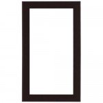 Витрина для шкафа Delinia «Бронза» 60x35 см, алюминий/стекло, цвет коричневый