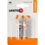 Батарейка алкалиновая Lexman AA, 2 шт.