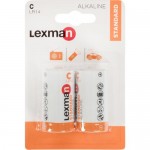 Батарейка алкалиновая Lexman C/LR14, 2 шт.