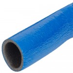 Изоляция для труб СуперПротект, Ø28/4 мм, 11 м, полиэтилен, цвет синий
