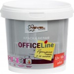 Краска для офиса Office Line износостойкая цвет белый 1.2 кг