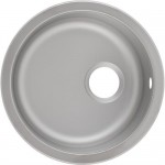 Мойка ТЕКА BASICO, диаметр 45 см, глубина 15,4 см, нержавеющая сталь, цвет серебристый