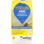 Наливной пол Weber Vetonit 4100 20 кг