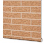 Обои виниловые Ateliero Brick коричневые 0.53 м 38335-07